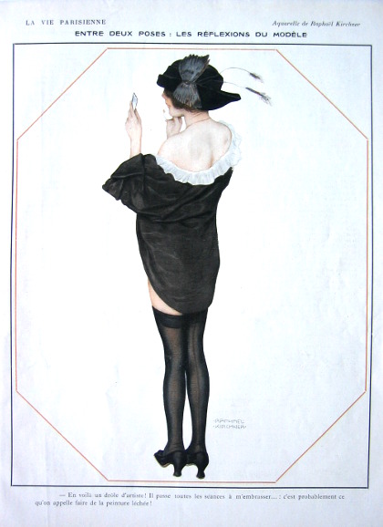 pinup by Raphael Kirchner