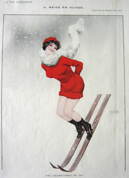 pinup by Raphael Kirchner