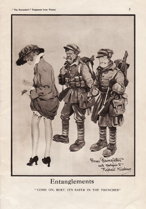 soldiers and a girl