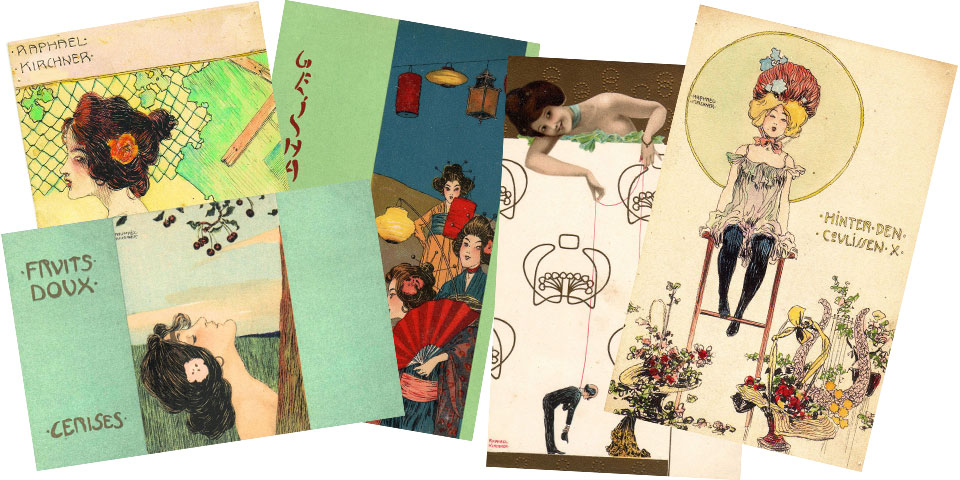 Raphael Kirchner's postcards